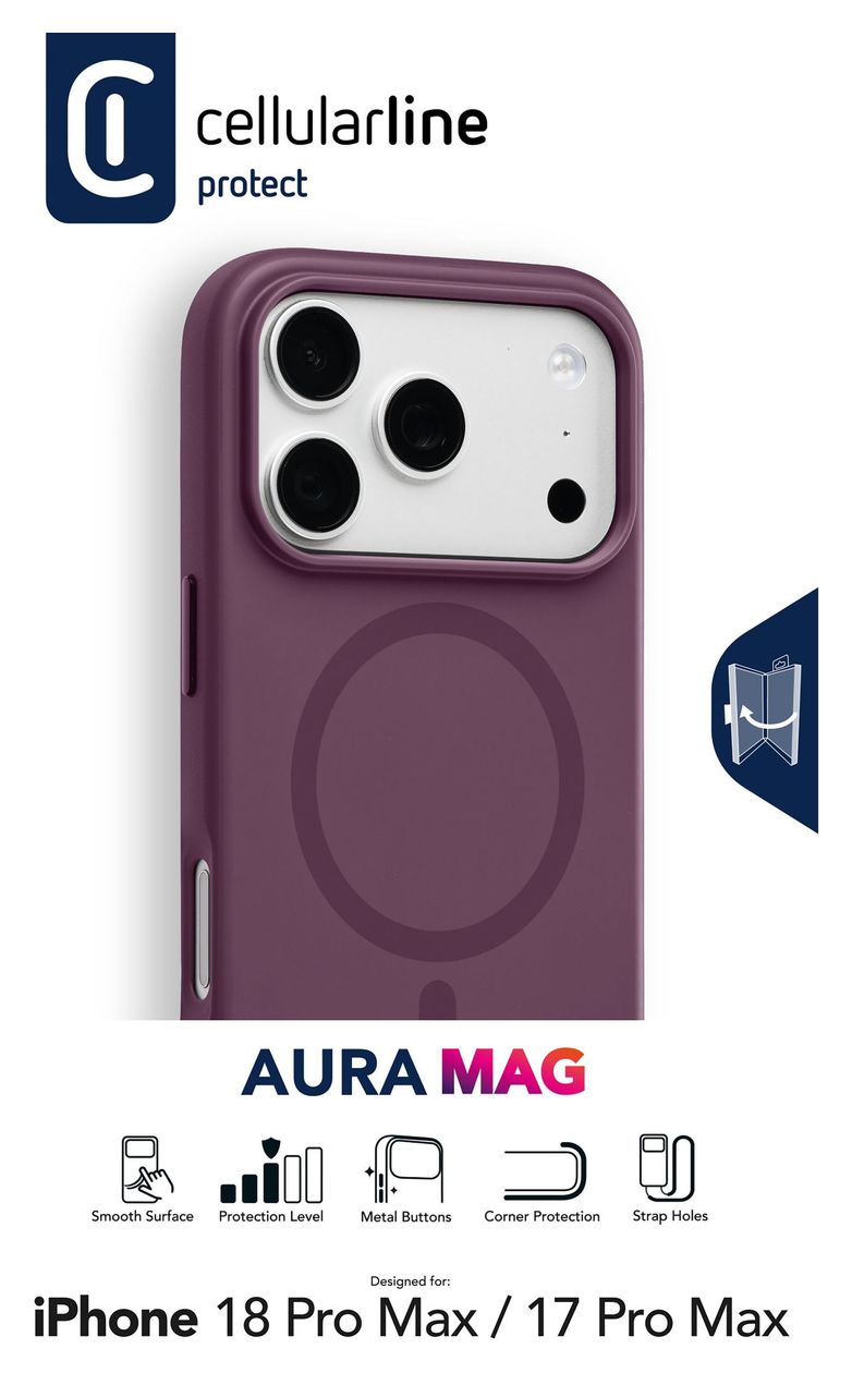 Aura Mag Cover für Apple iPhone 18 Pro Max  (Pink) 