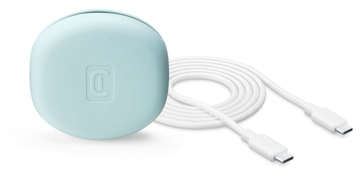 Bag Cable USB C auf USB C Männlich bis 60 W 1 m  (Weiß) 