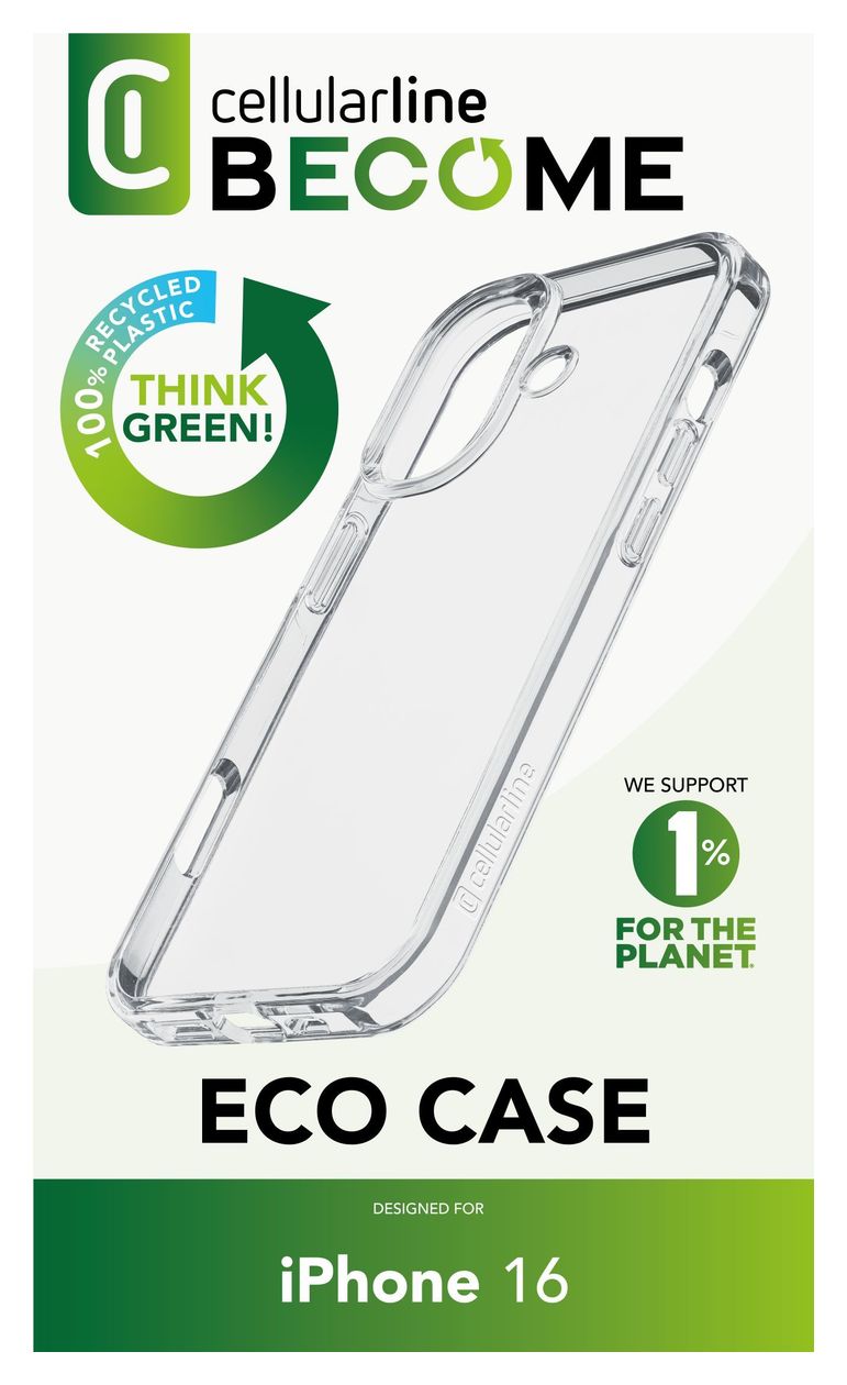 Become Case Cover für Apple iPhone 16  (Transparent) 