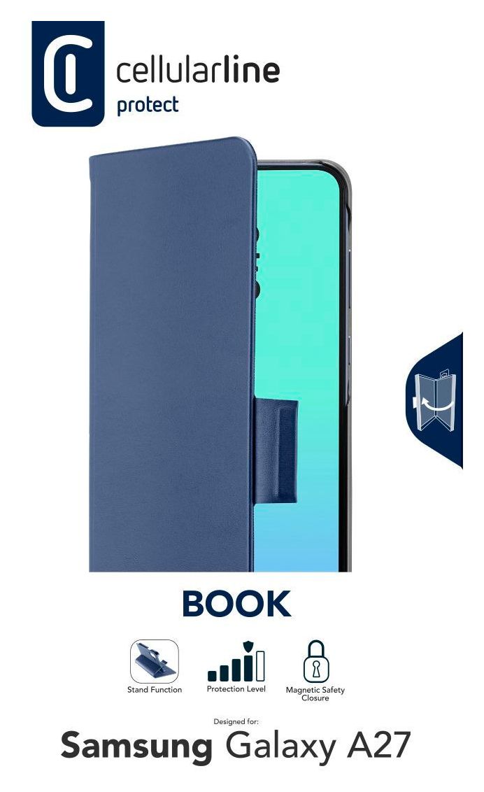 Book 3 Folio für Samsung Galaxy A27  (Schwarz) 