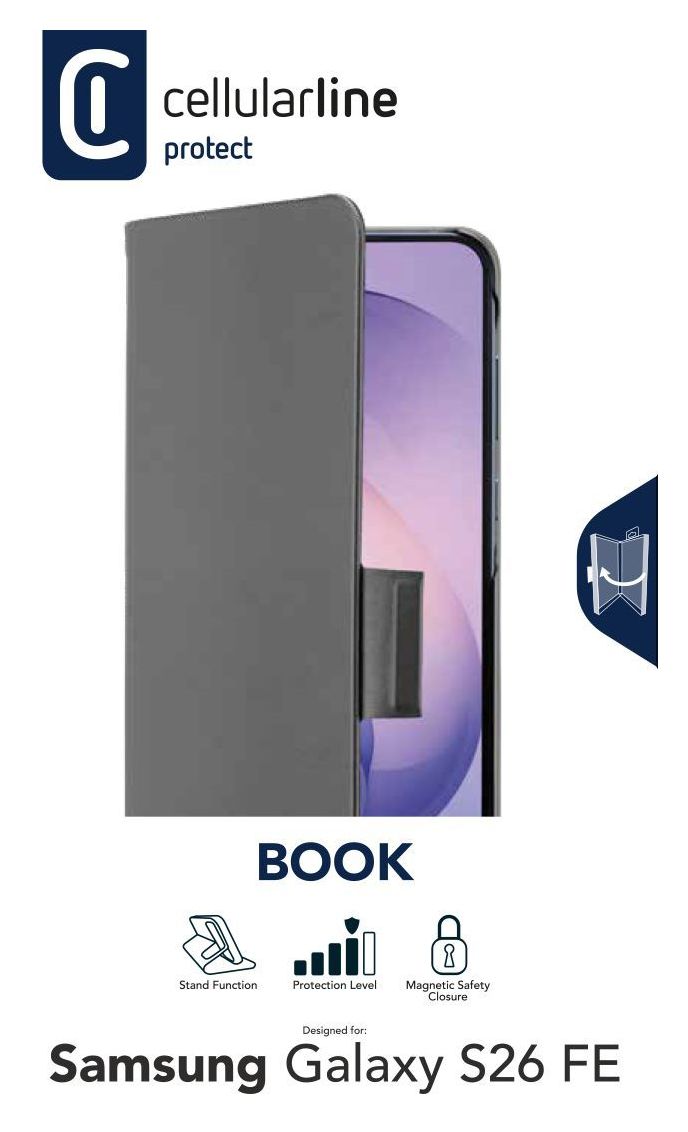 Book3 Folio für Samsung  (Schwarz) 