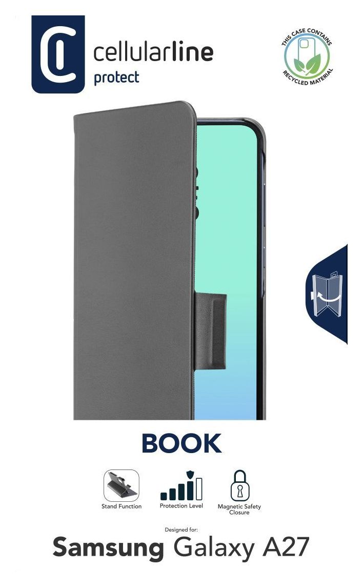Book3 Folio für Samsung Galaxy A27  (Schwarz) 