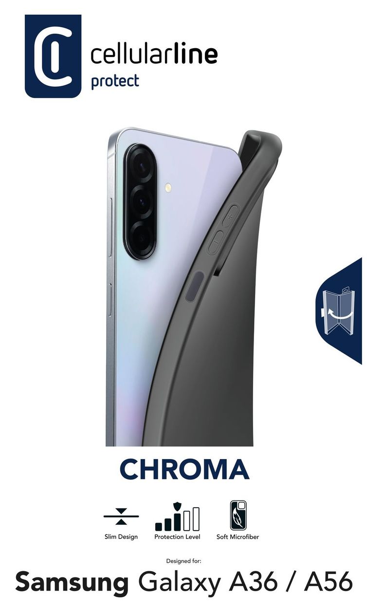 Chroma Cover für Samsung Galaxy A36/A56  (Schwarz) 