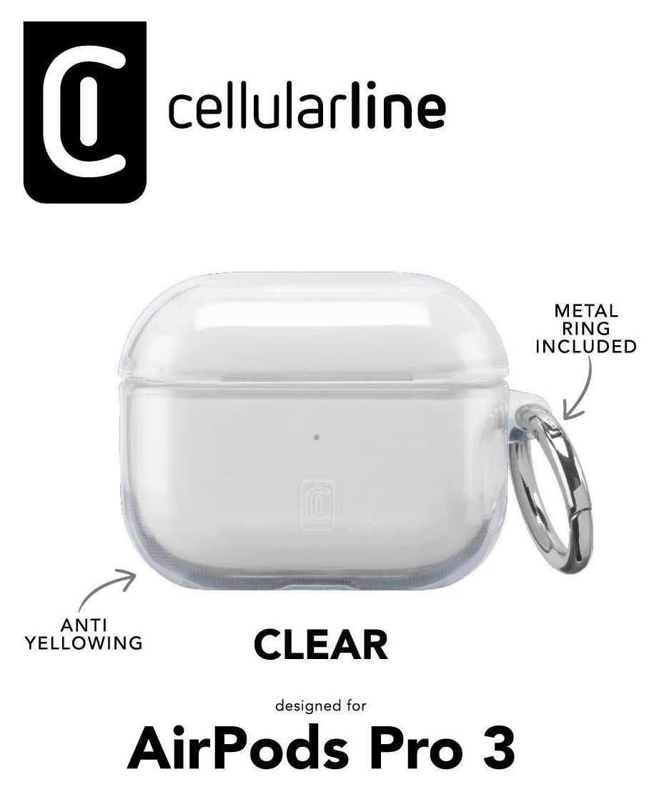 Clear Hülle 65 mm AirPods Pro 3  (Transparent) 