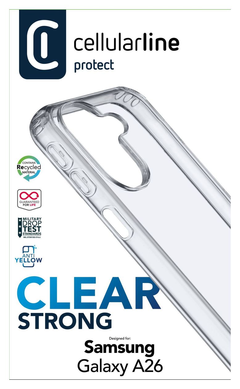 Clear Duo Cover für Samsung Galaxy A26  (Transparent) 
