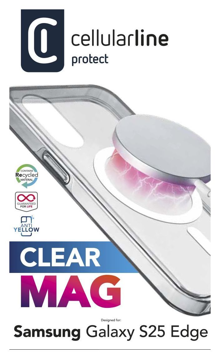 Clear Mag Mantelhülle für Samsung Galaxy S25 Edge  (Transparent) 
