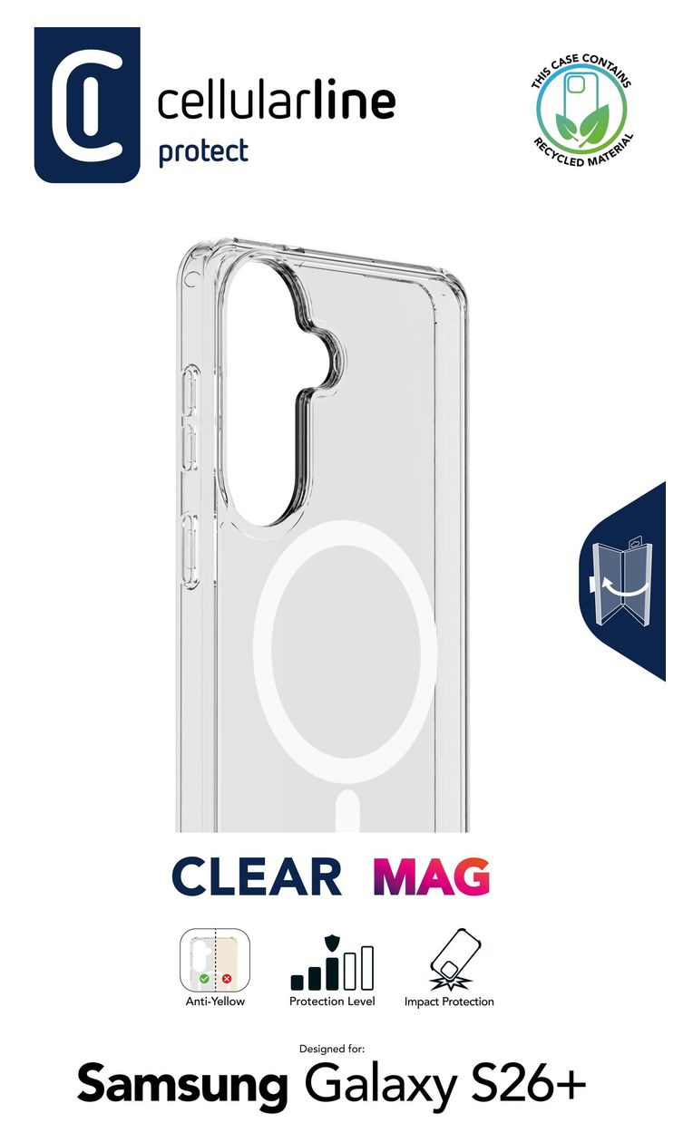 Clear Mag Cover für Samsung Galaxy S26 Edge  (Transparent) 