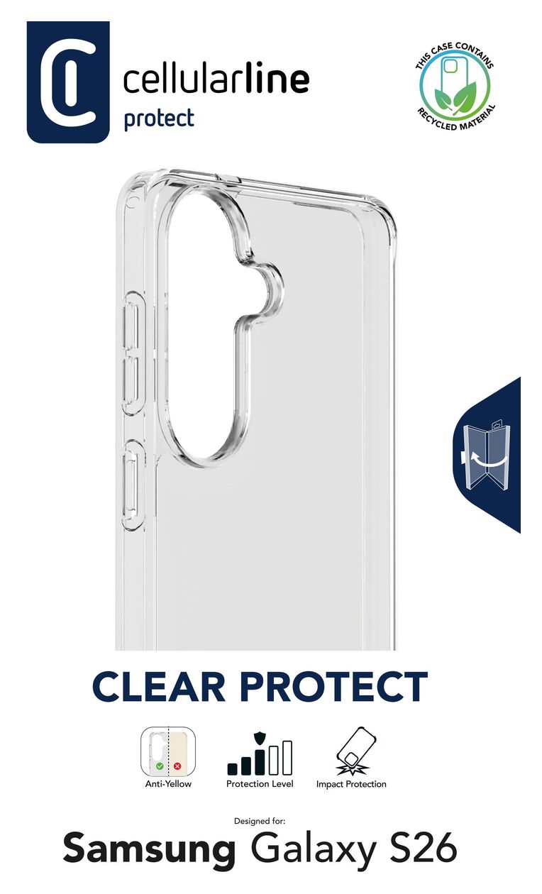 Clear Protect Cover für Samsung Galaxy S26  (Transparent) 