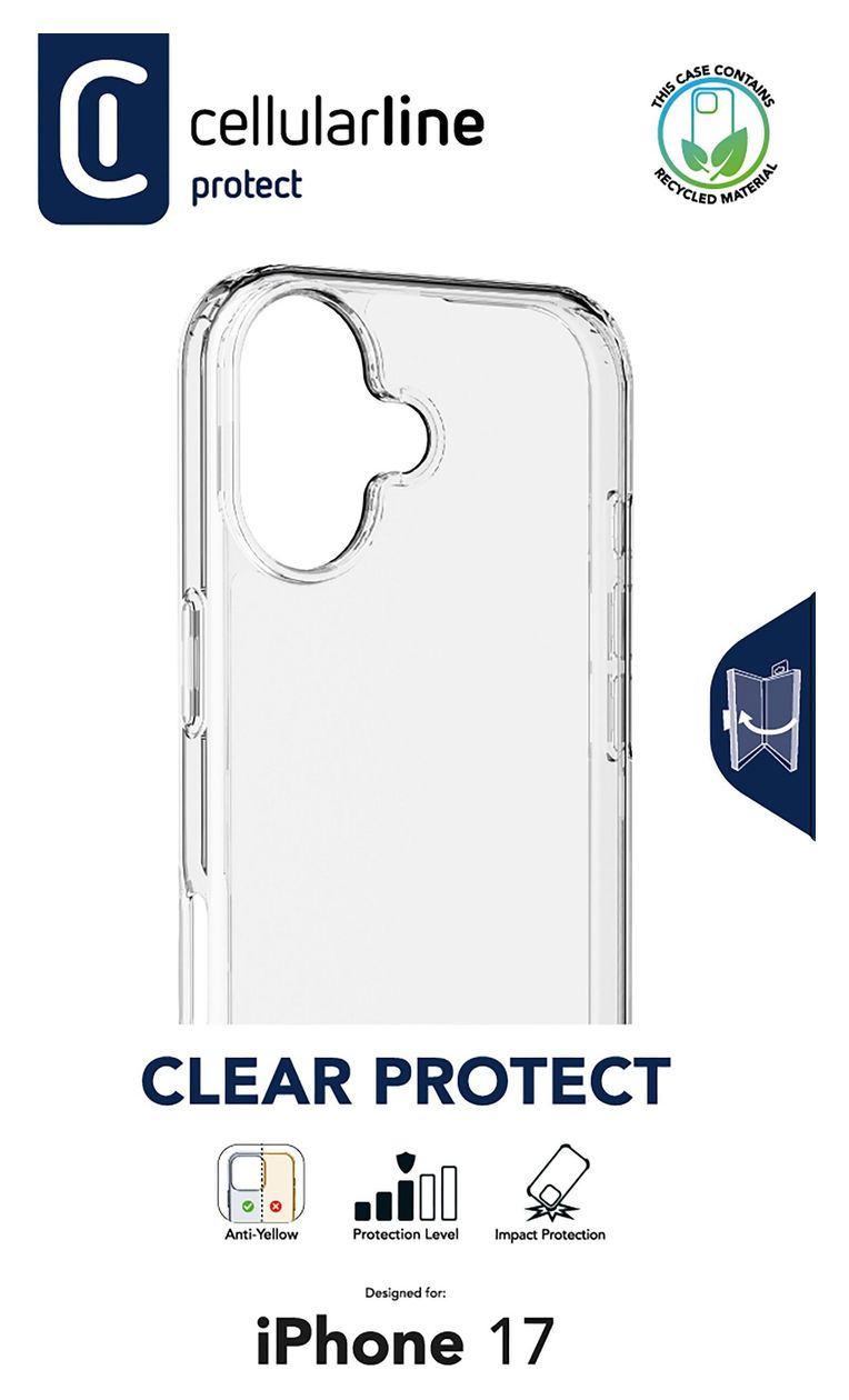 Clear Strong Cover für Apple iPhone 17  (Transparent) 