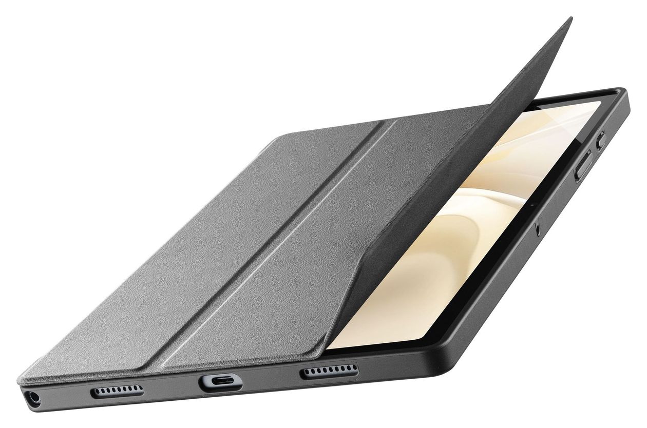 Compact Folio aus Kunstleder für Samsung Galaxy Tab A11+ bis 27,9 cm (11") Stoßfest, Kratzresistent (Schwarz) 