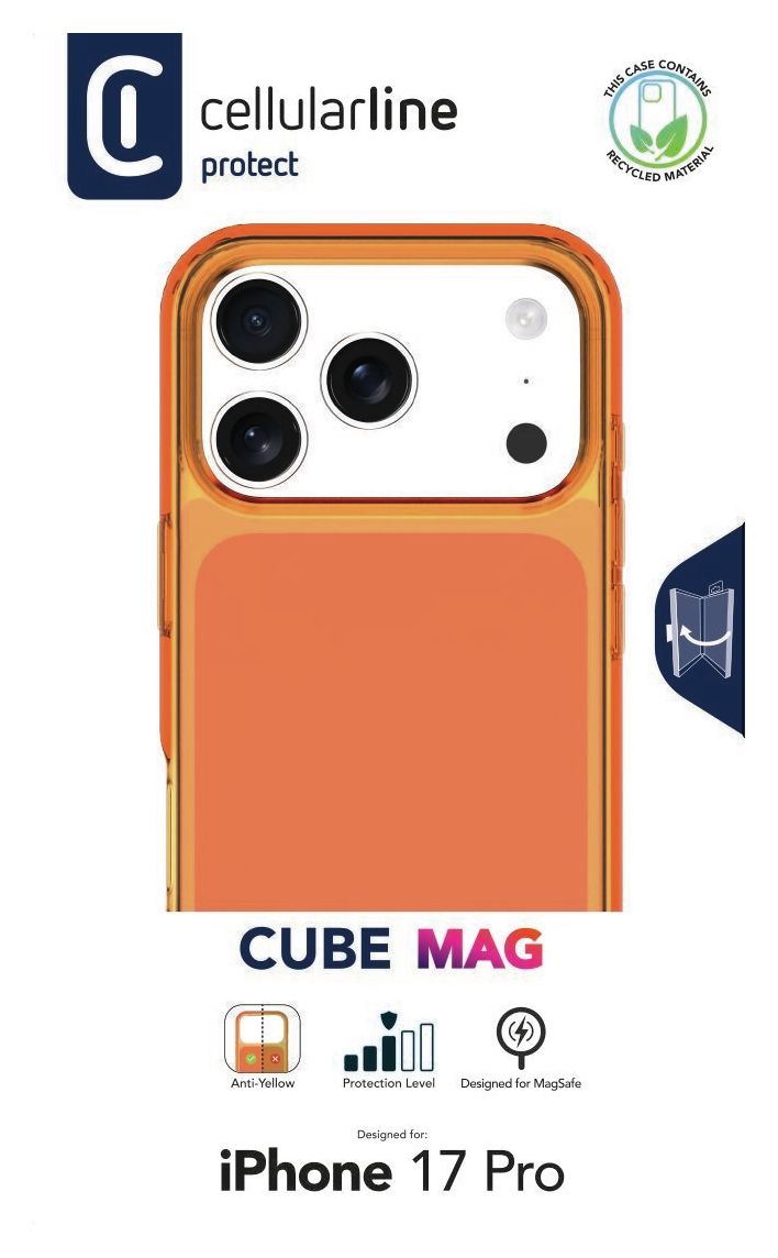 Cube Mag Cover für Apple iPhone 17 Pro  (Transparent) 