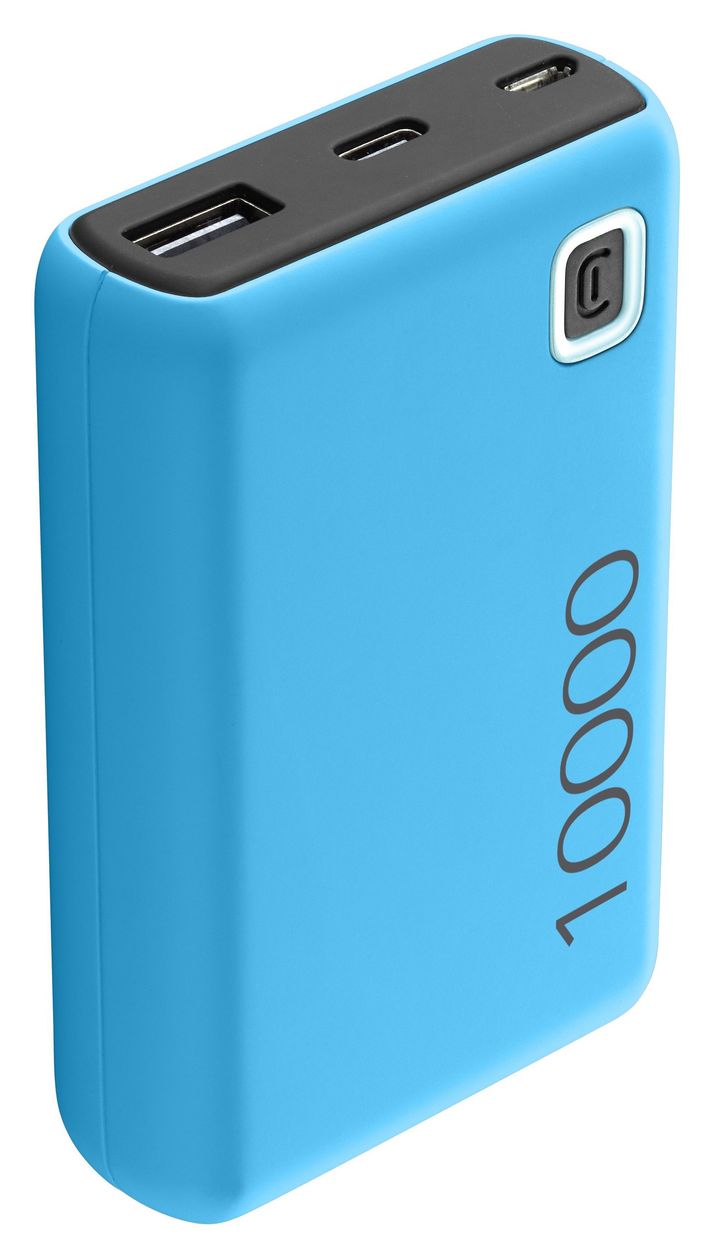 Essence 10000 mAh Powerbank Micro-USB + USB Type-C  (Blau) 