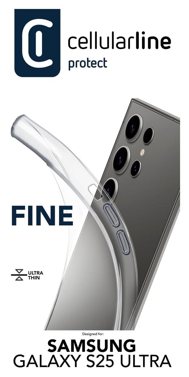 Fine Cover für Samsung Galaxy S25 Ultra  (Transparent) 
