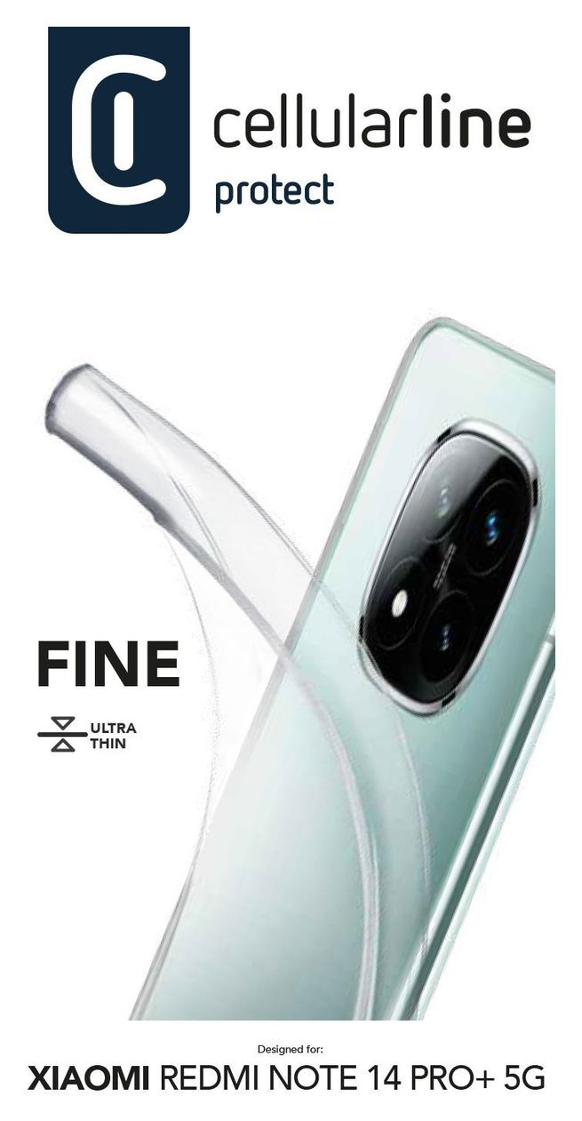 Fine Cover für Xiaomi Redmi Note 14 Pro+ 5G  (Transparent) 