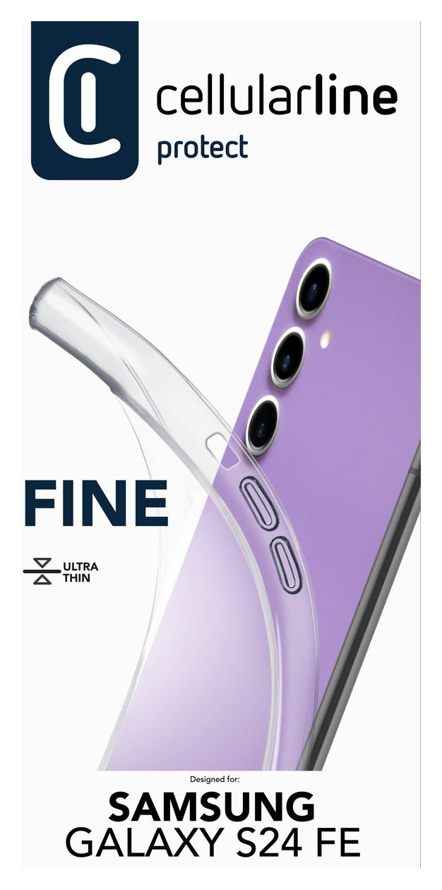 Fine Case Cover für Samsung Galaxy S24 Fe  (Transparent) 