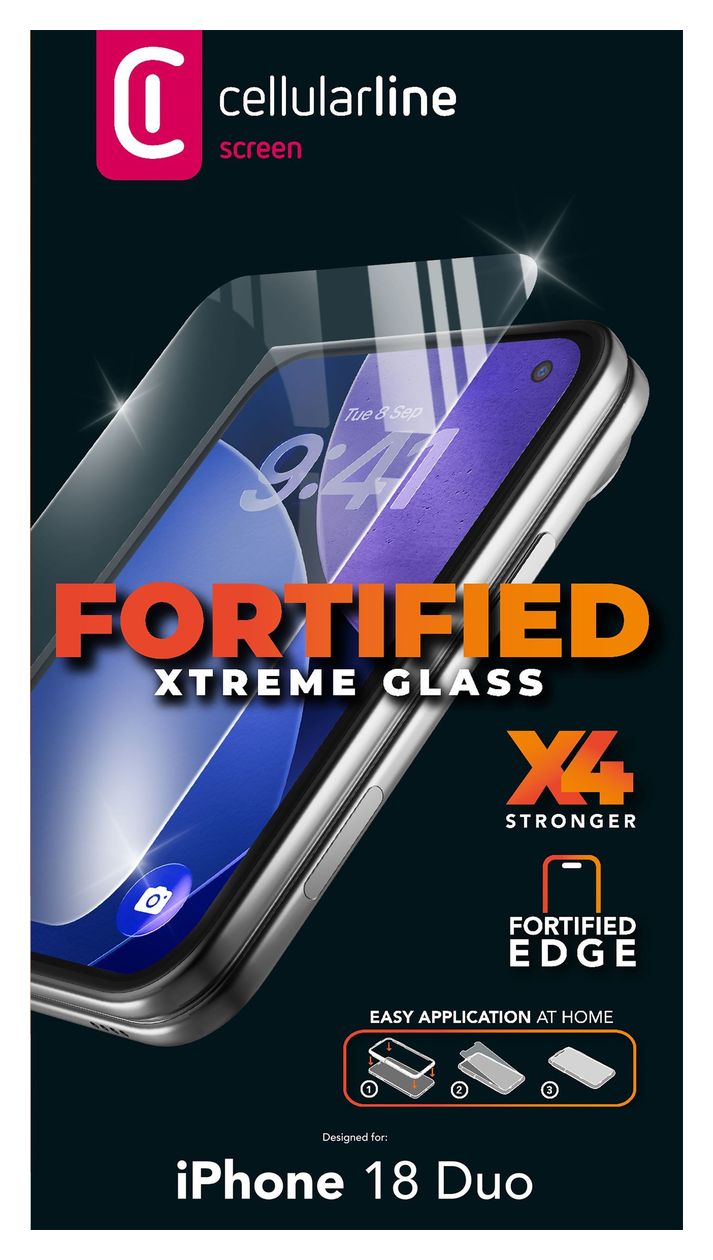 FORTIFIED XTREME GLASS - IPHONE 18 DUO 