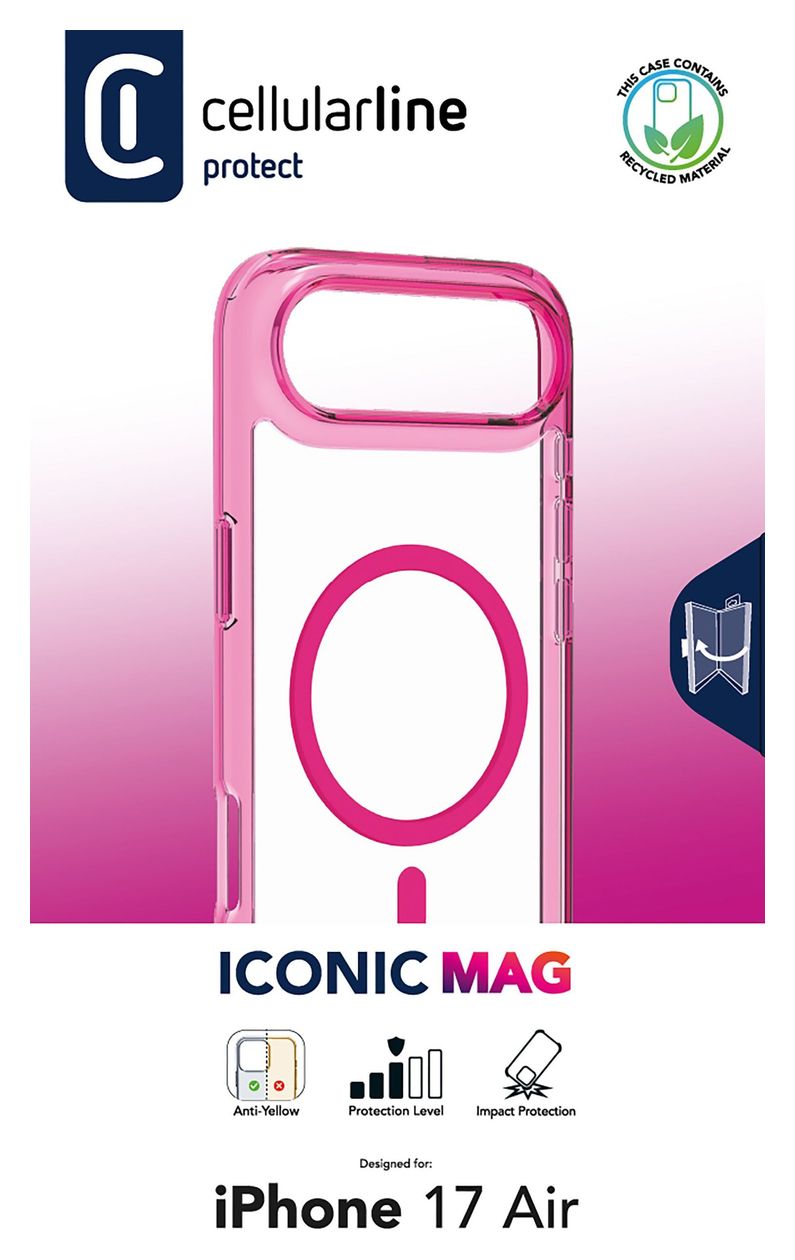 Iconic Mag Cover für Apple iPhone 17 Air  (Pink) 