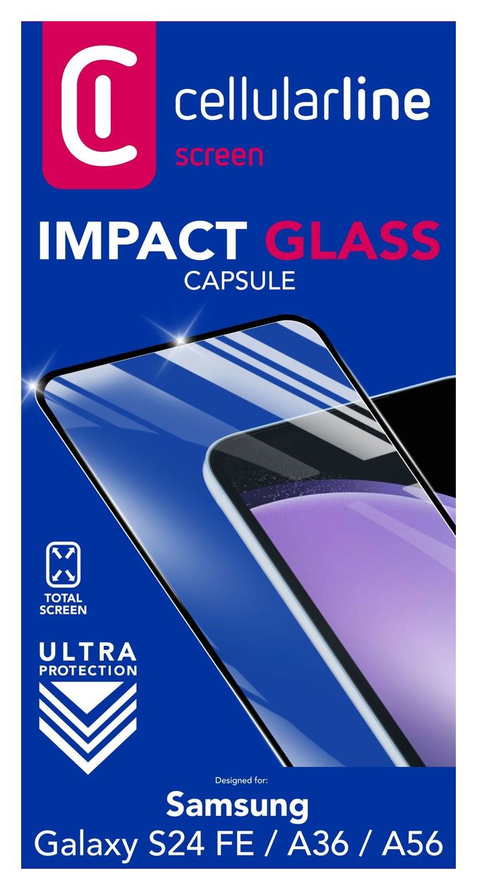 Impact Glass Capsule Klare Bildschirmschutzfolie gehärtetes Glas für  Samsung Galaxy S24 Fe Schlagfest, Kratzresistent 