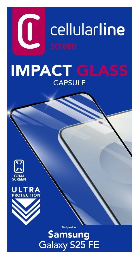 Impact Glass Capsule Klare Bildschirmschutzfolie gehärtetes Glas 9H für  Samsung Galaxy S25 FE Tropfsicher, Kratzresistent, Schockresistent 