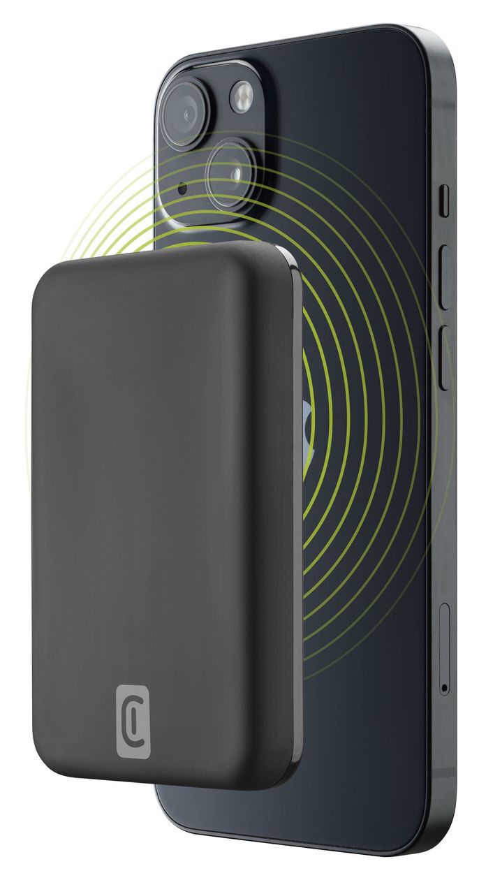 Magsafe 5000 mAh Powerbank USB Typ-C Kabelloses Laden  (Schwarz) 