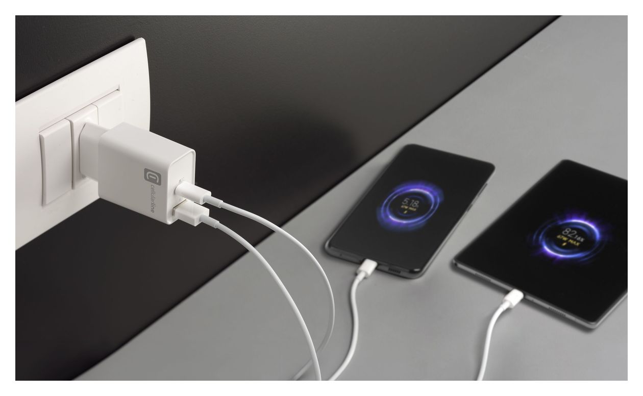 Multiport Charger PD 20W 20-W-Ladegerät mit USB-A- und USB-C-Anschlüssen 