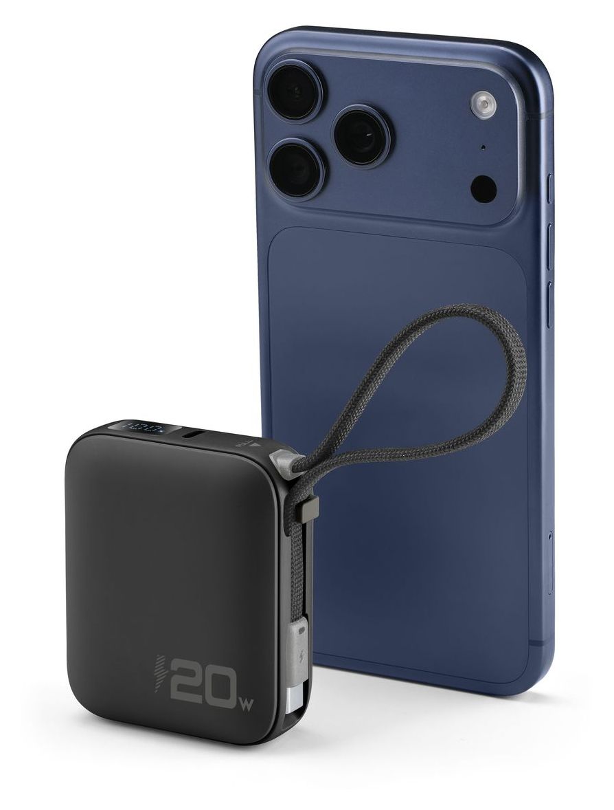 POWER BANK POCKET 10000 mAh 20W USB-C ANSCHLUSS SCHWARZ 