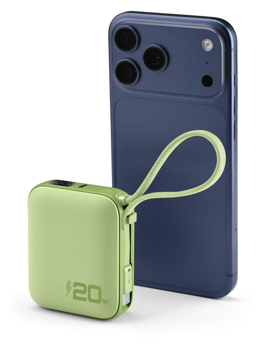 POWER BANK POCKET 10000 mAh 20W PORT USB-C GRÜN 