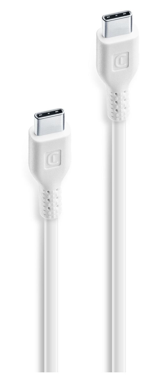 Power Cable USB C auf USB C Männlich bis 60 W 2 m  (Weiß) 