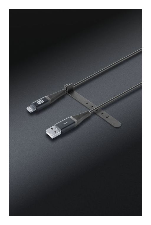 Pro+ Data Cable Lightning auf USB A Männlich 1,2 m  (Schwarz) 