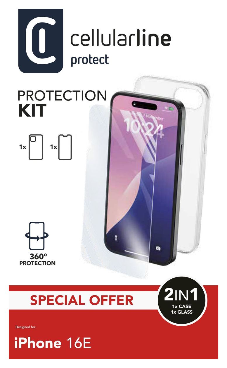 Protection Kit Cover für Apple iPhone SE (2025)  (Transparent) 
