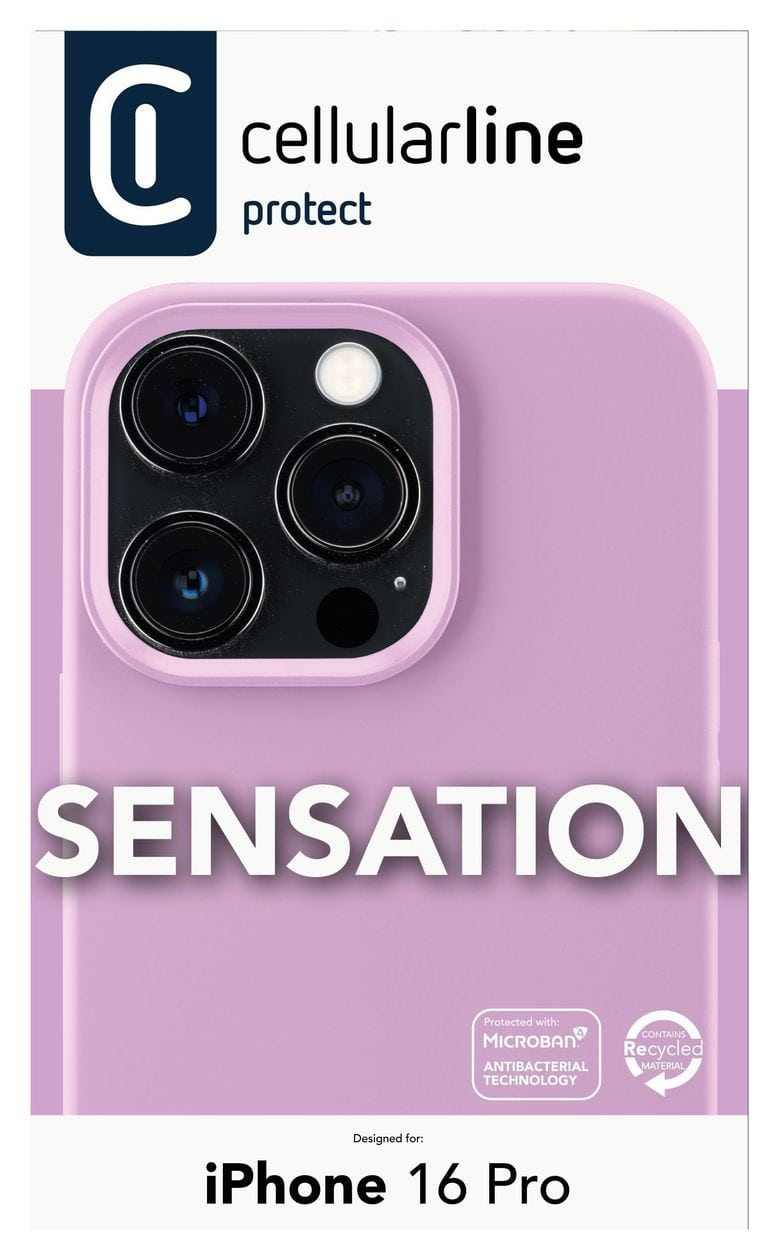 Sensation Cover für Apple iPhone 16 Pro  (Pink) 