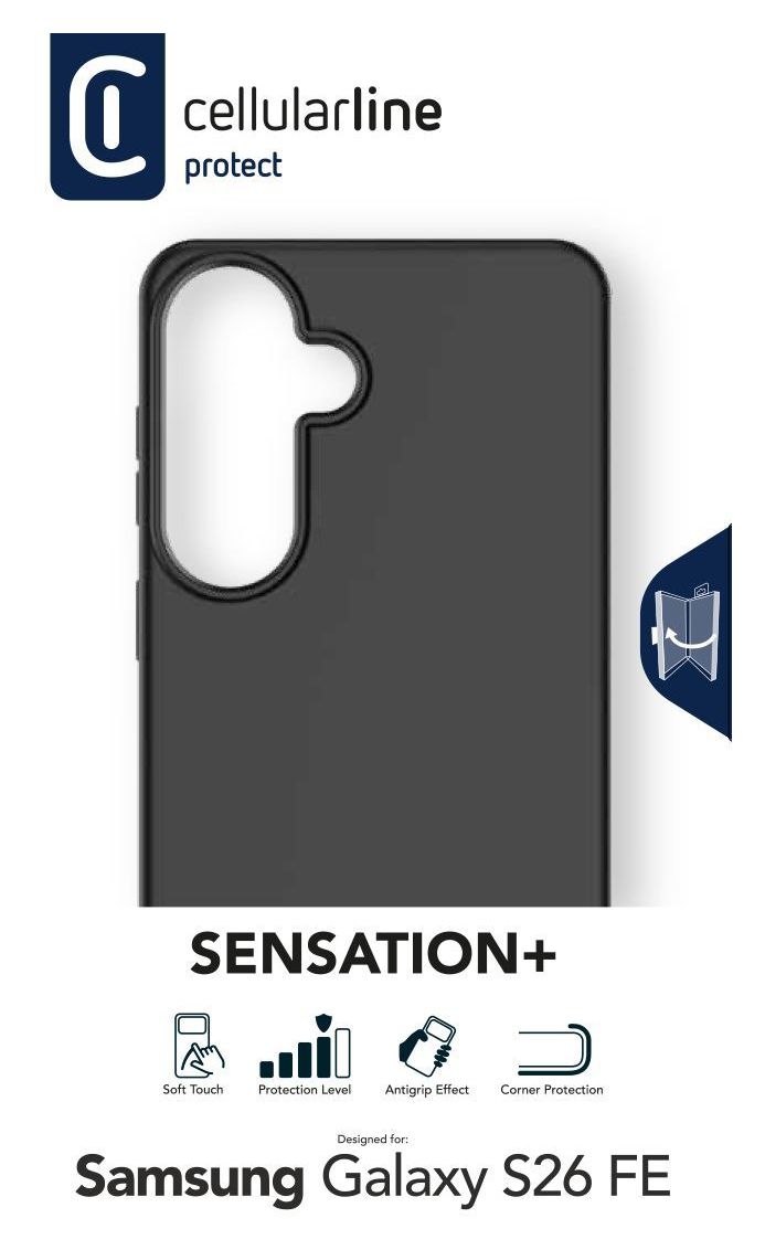 Sensation+ Cover für Samsung  (Schwarz) 
