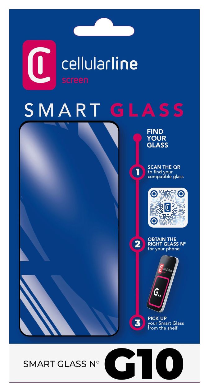 Smart Glass 10 Klare Bildschirmschutzfolie gehärtetes Glas für  Universal Stoßfest, Kratzresistent 