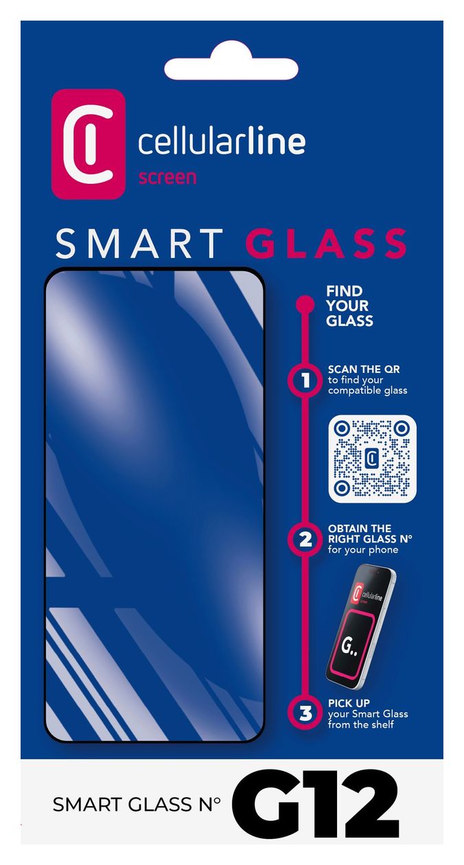 Smart Glass 12 Klare Bildschirmschutzfolie gehärtetes Glas für  Universal Stoßfest, Kratzresistent 