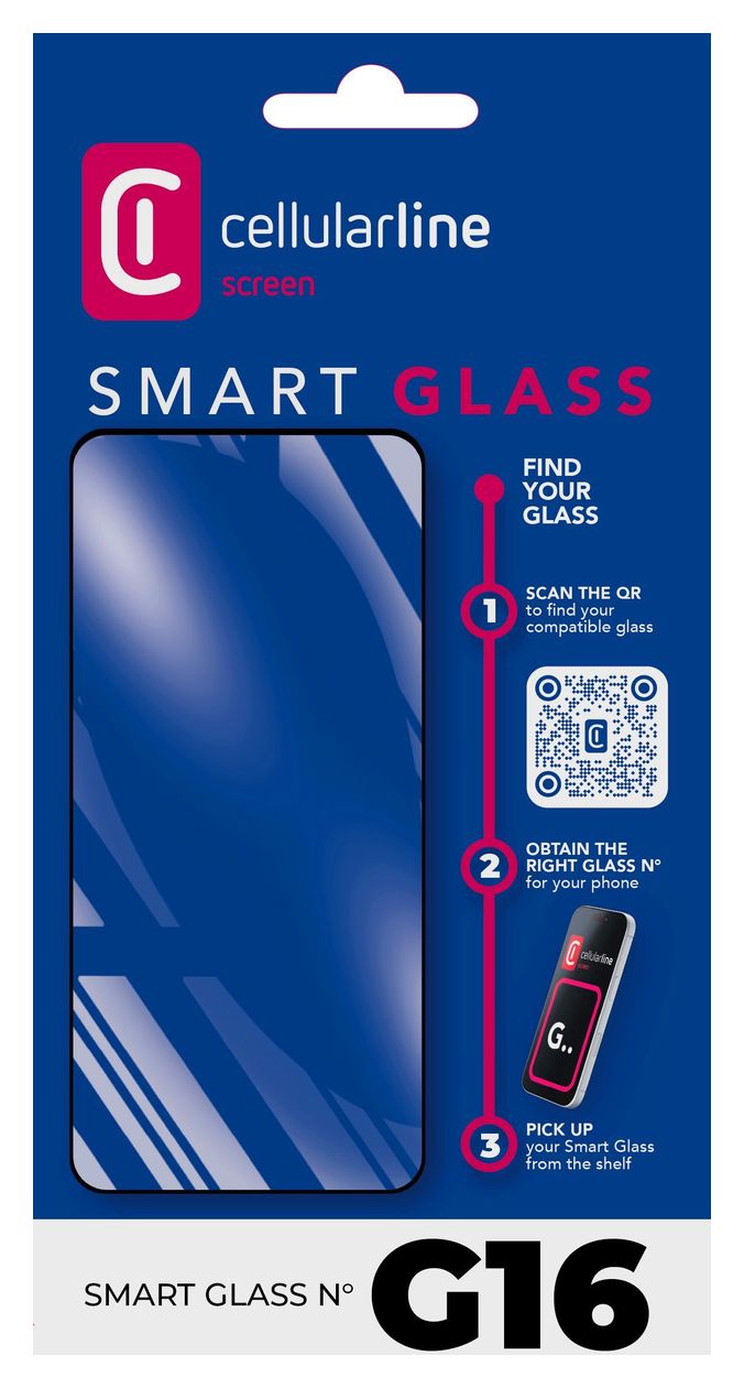 Smart Glass 16 Klare Bildschirmschutzfolie gehärtetes Glas für  Universal Stoßfest, Kratzresistent 