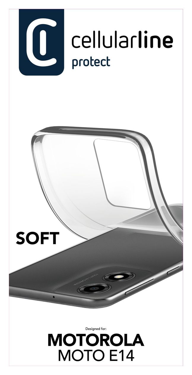 Soft Cover für Universal Moto E14  (Transparent) 