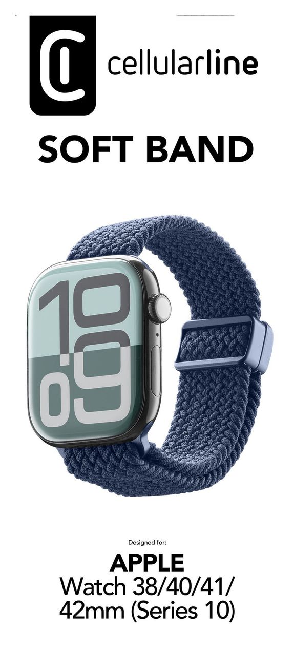 Soft Band Armband 8 mm Watch 38/40/41/42 (SER.10) mm  (Blau) 