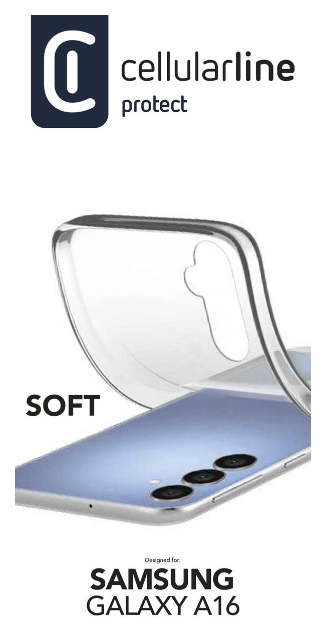 Soft Case Cover für Samsung Galaxy A16  (Transparent) 