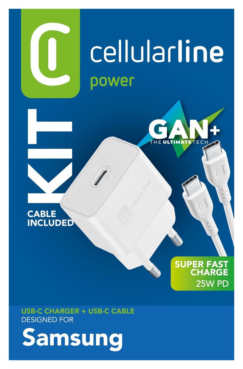 Super Fast Charger Kit 25W - USB-C to USB-C - Samsung 