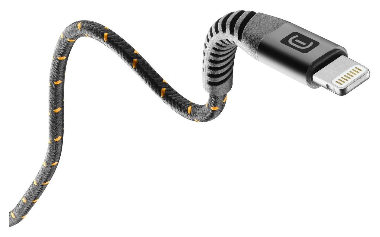 Tetra Force Cable Lightning auf USB C bis 30 W 1,2 m  (Schwarz) 