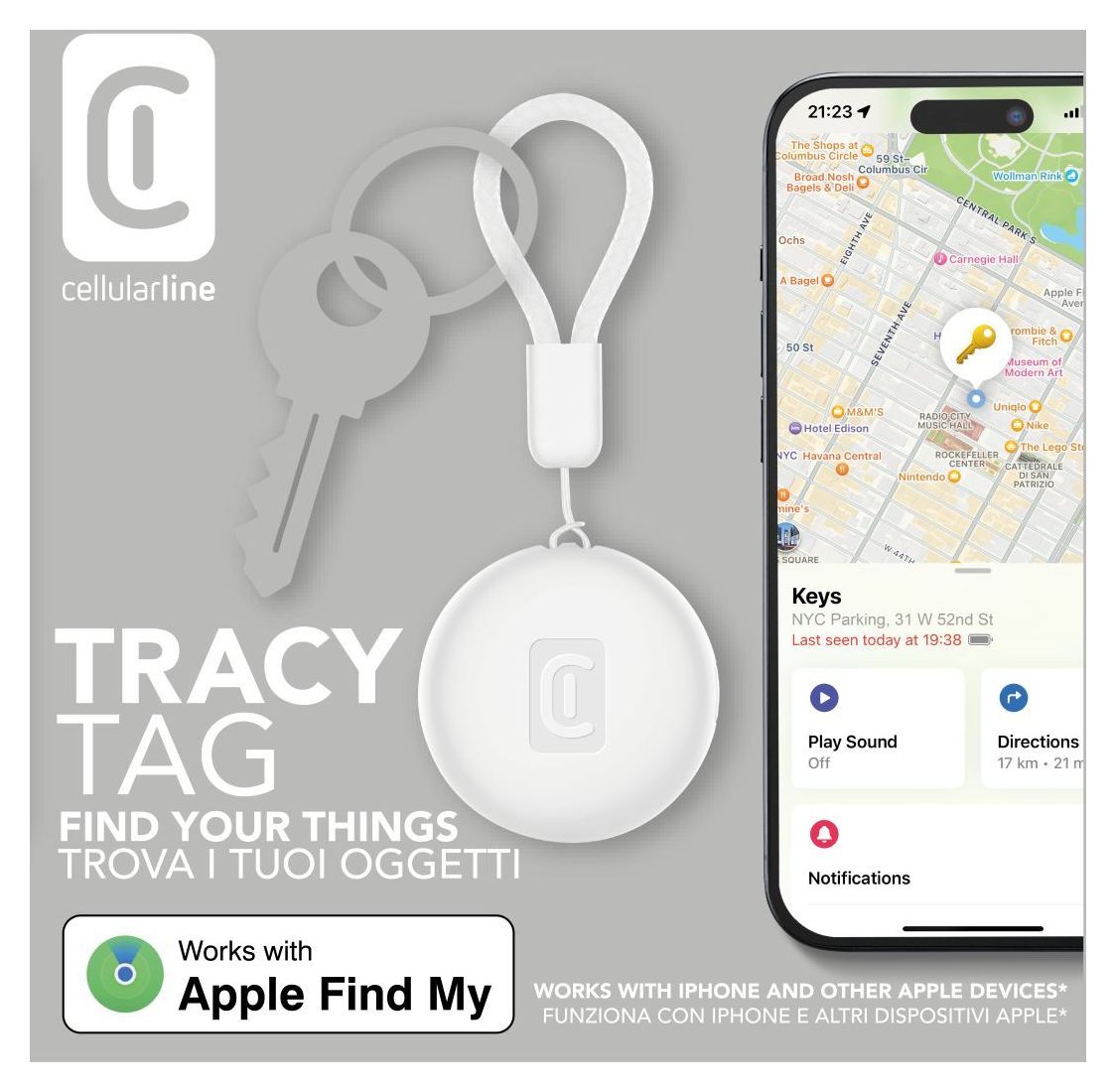 Tracy Tag Apple  (Weiß) 