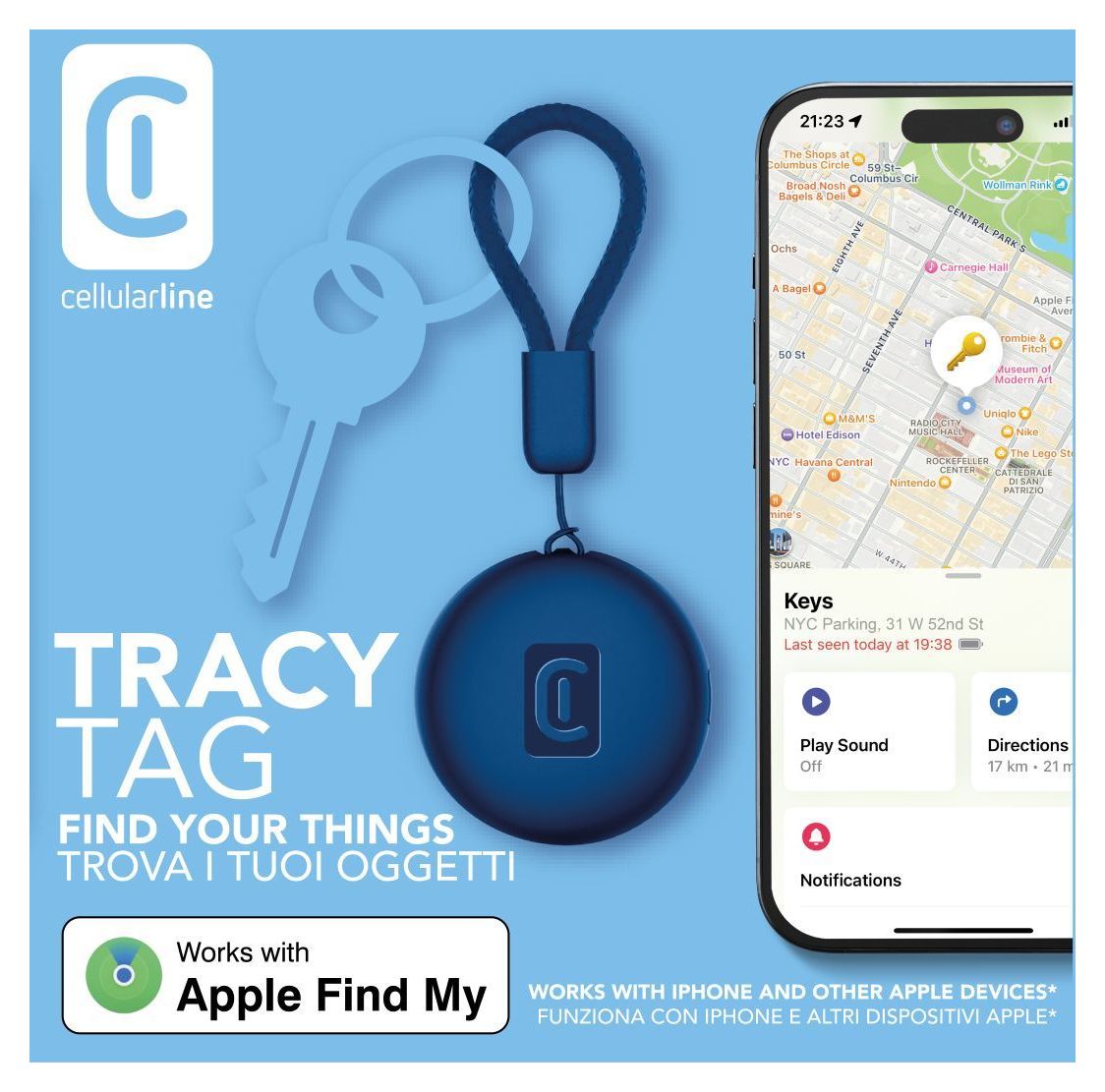 Tracy Tag Apple  (Blau) 