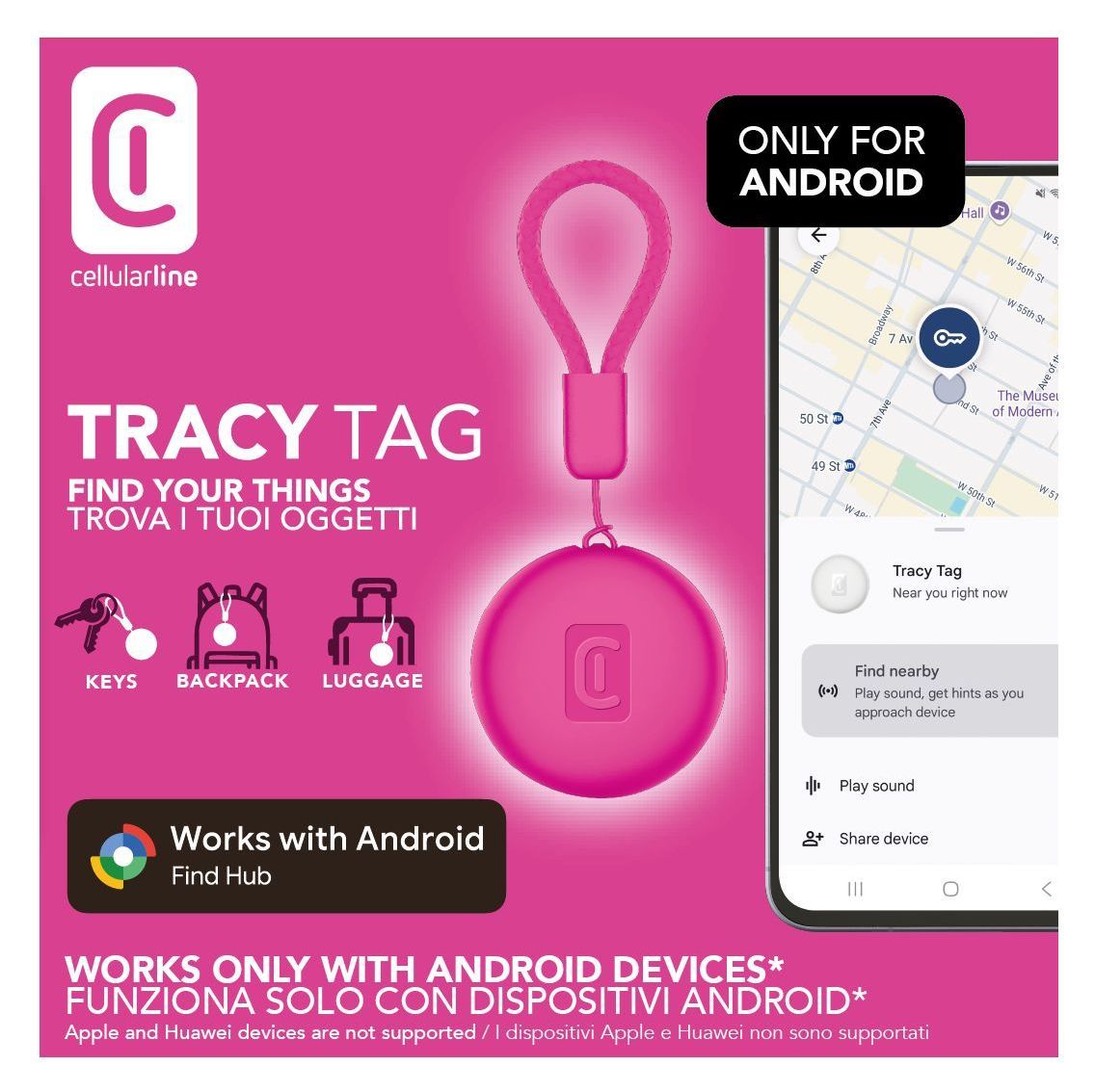 Tracy Tag  (Pink) 