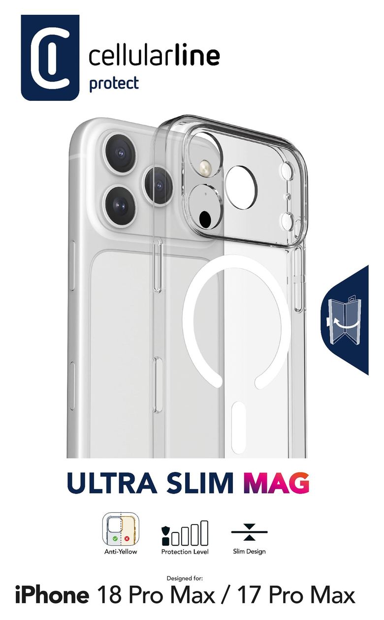 Ultra Slim Cover für Apple iPhone 18 Pro Max  (Transparent) 