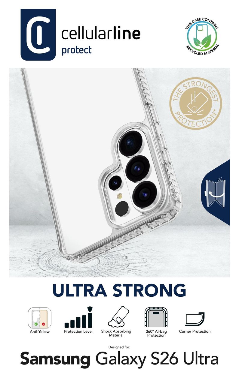 Ultra Strong Cover für Samsung Galaxy S26 Ultra  (Transparent) 