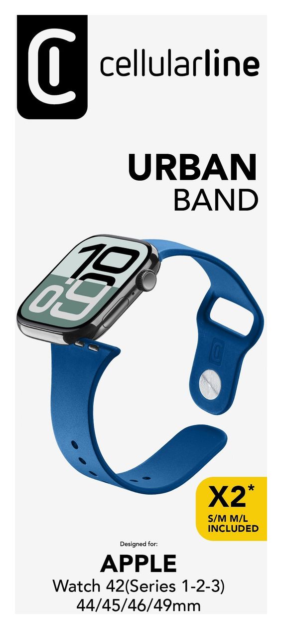 Urban Band Armband 2 mm Watch 42/44 mm  (Blau) 