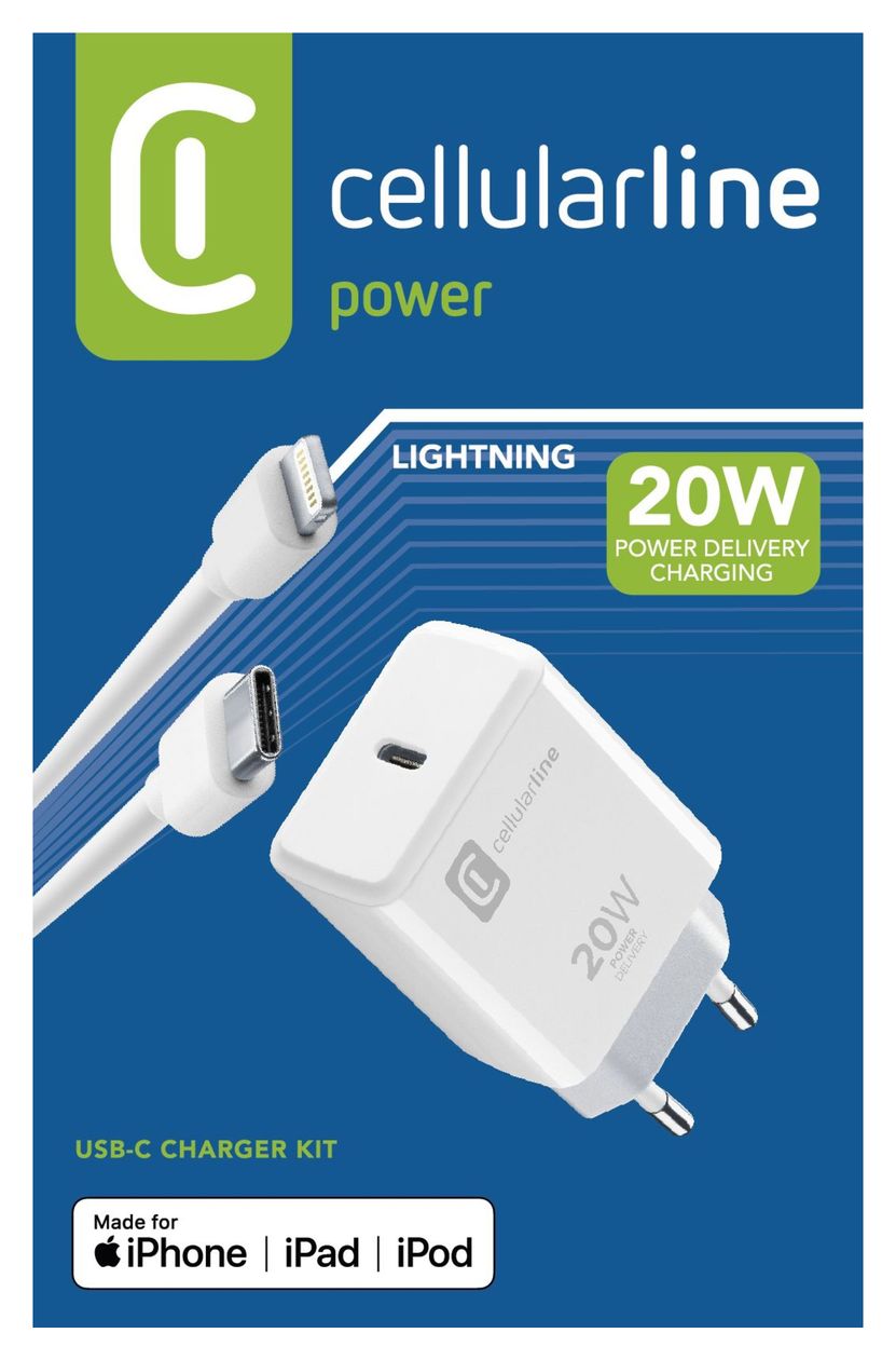 USB-C Charger Kit 20W - USB-C to Lightning - iPhone 8 or later 