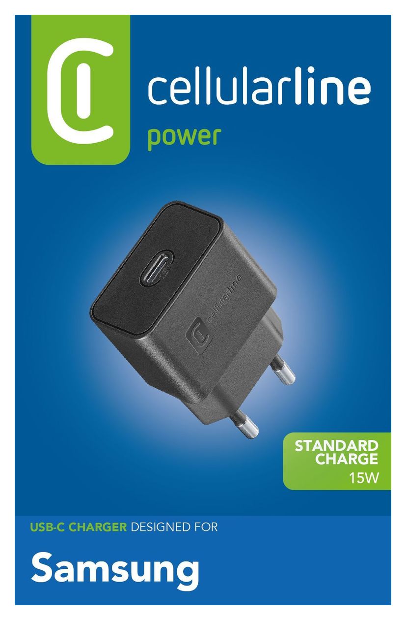 USB-C Charger 15 W Ladegerät  (Schwarz) 