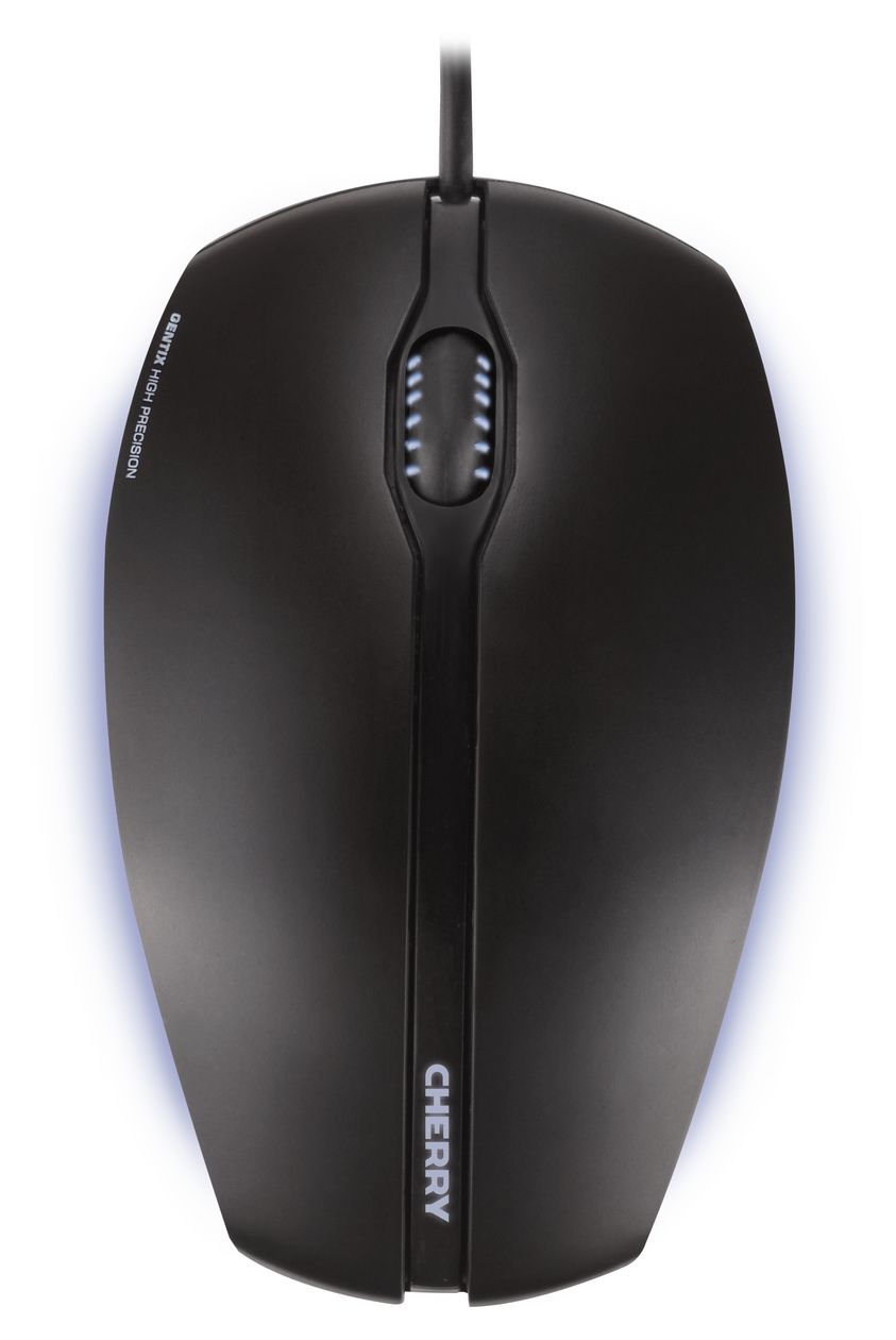 Gentix Coeded Illuminated 1000 DPI Büro Maus Optisch  (Schwarz) 