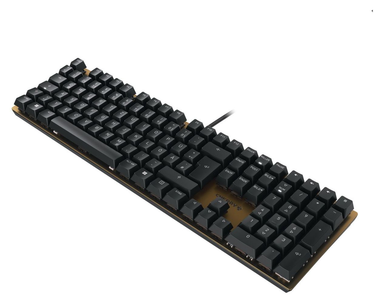 KC200 MX Universal Tastatur USB  (Schwarz, Bronze) 